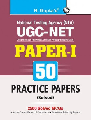 NTA-UGC-NET (Paper-I) 50 Practice Papers (Solved)(Paperback, By R Gupta)