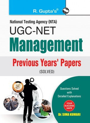 NTA-UGC-NET: Management (Paper I & Paper II) Previous Years' Papers (Solved)(Paperback, By R Gupta)