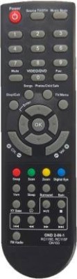 Cezo Onida Remote 2 IN 1 ON103 CRT TV Universal Remote Control Compatible For(RC115E-RC115F) CRT TV ONIDA Remote Controller (Black) Onida Remote Controller(Black)