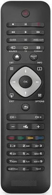 Cezo Philips Remote 3D Big LCD LED TV Compatible For 3D big LCD LED TV  Remote Controller (Black) Philips Remote Controller(Black)