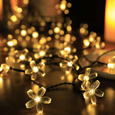 Desidiya 20 LEDs 3 m Yellow Steady Flower Rice Lights(Pack of 1)
