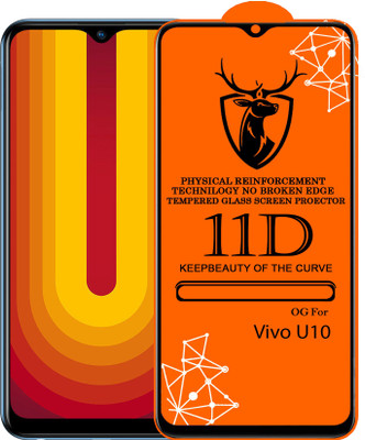Express Buy Edge To Edge Tempered Glass for Vivo U10(Pack of 1)