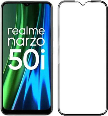SRT Edge To Edge Tempered Glass for Realme Narzo 50i(Pack of 1)