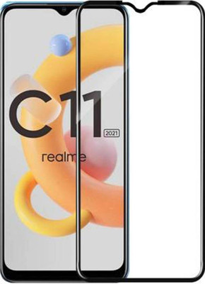 SRT Edge To Edge Tempered Glass for Realme C11 2021(Pack of 1)