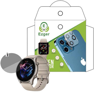 EZGER Screen Guard for AMAZFIT GTR 3 SMARTWATCH(Pack of 1)