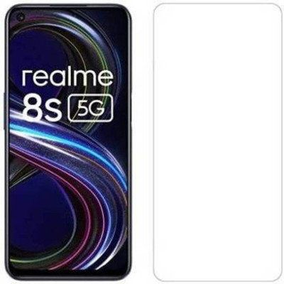 DMJHP Tempered Glass Guard for Realme 8s(Pack of 1)