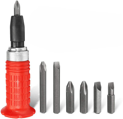 uptodateprouducts 7Pcs Impact Screwdriver Set Multi-Purpose Portable Screw Driver Chisel Bits Impact Screwdriver Set(Pack of 7)