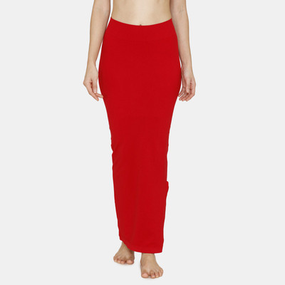ZIVAME ZI3094-Tango Red Polyester Petticoat(S)