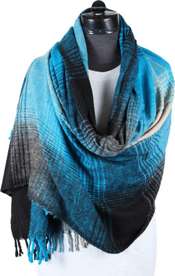 KIRE NE Acrylic Self Design Women Shawl(Multicolor)