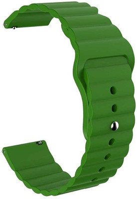 valente Soft Silicone 22mm Replacement Strap Band Compatible for Galaxy Watch 3 45mm/46mm/Gear S3 /Huawei GT2 46mm/Honor Watch 2(46mm) & Smartwatch with 22mm Lugs Smart Watch Strap(Green)