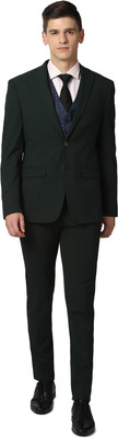 PETER ENGLAND Single Breasted Solid Men Suit
