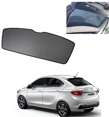 AuTO ADDiCT Rear Window Sun Shade For Tata Tigor(Black)