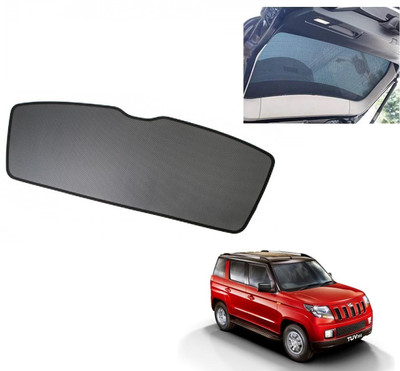AuTO ADDiCT Rear Window Sun Shade For Mahindra TUV-300(Black)