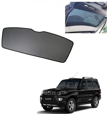 AuTO ADDiCT Rear Window Sun Shade For Mahindra New Scorpio(Black)