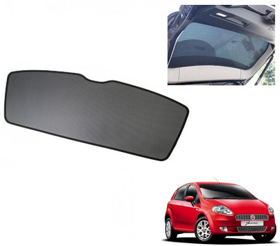 AuTO ADDiCT Rear Window Sun Shade For Fiat Punto(Black)