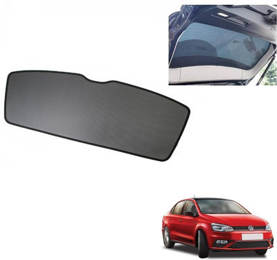 AuTO ADDiCT Rear Window Sun Shade For Volkswagen Vento(Black)