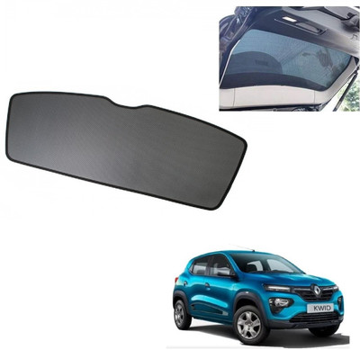 AuTO ADDiCT Rear Window Sun Shade For Renault Kwid(Black)