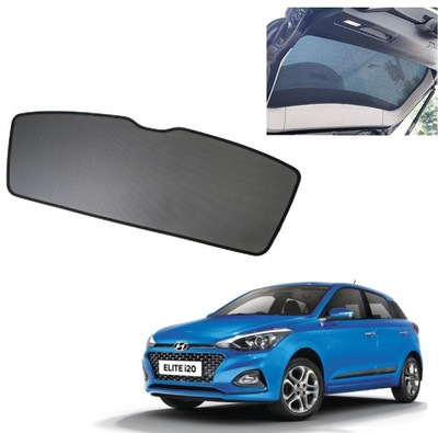 AuTO ADDiCT Rear Window Sun Shade For Hyundai Elite i20(Black)