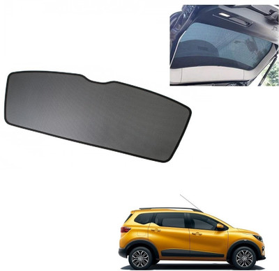 AuTO ADDiCT Rear Window Sun Shade For Renault Triber(Black)