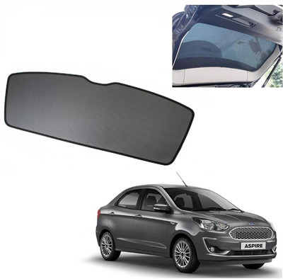 AuTO ADDiCT Rear Window Sun Shade For Ford Aspire(Black)