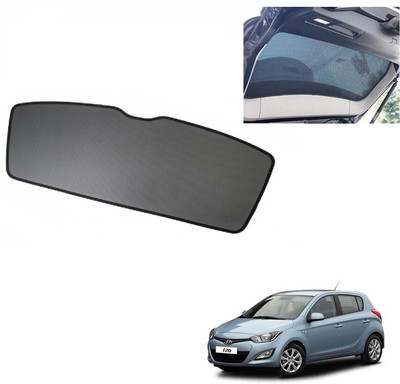 AuTO ADDiCT Rear Window Sun Shade For Hyundai i20(Black)