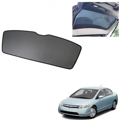 AuTO ADDiCT Rear Window Sun Shade For Honda Civic(Black)