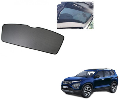 AuTO ADDiCT Rear Window Sun Shade For Tata Safari(Black)