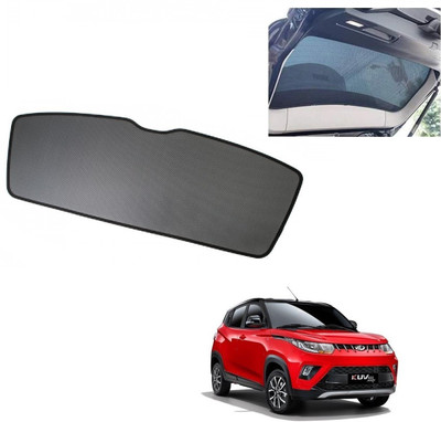 AuTO ADDiCT Rear Window Sun Shade For Mahindra KUV 100(Black)