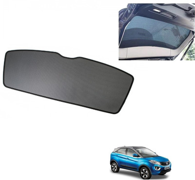 AuTO ADDiCT Rear Window Sun Shade For Tata Nexon(Black)