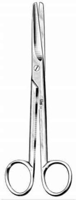 alis 18Cm/ 7 Inch Dissecting Scissors Mayo Straight, A-Gen-139-18 Scissors(Set of 1, Silver)