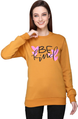 Cushybee Full Sleeve Printed Women Sweatshirt