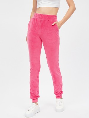 HARPA Solid Women Pink Track Pants