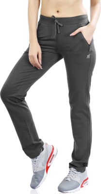 Laasa Sports Solid Women Grey Track Pants