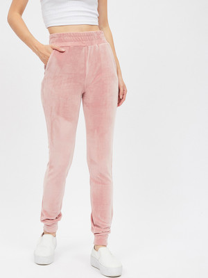 HARPA Solid Women Pink Track Pants