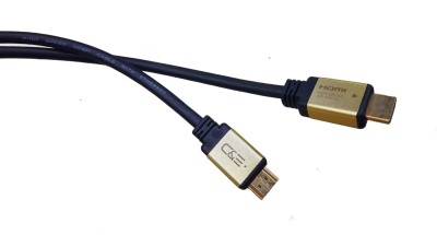 C&E  TV-out Cable Ultra HDMI Cable 35 Feet 2.0 26AWG 4K x 2K @ 60HZ24K gold case Full HD Latest Version Single Pack(Gold & Black, For Xbox, 10.6 m)