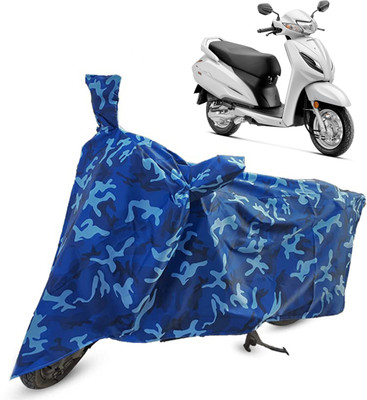 st enterprises Two Wheeler Cover for Honda(Activa 6G, Blue)
