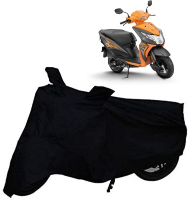 Mdstar Waterproof Two Wheeler Cover for Honda(Dio, Black)