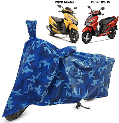 st enterprises Two Wheeler Cover for Honda(Grazia, Blue)