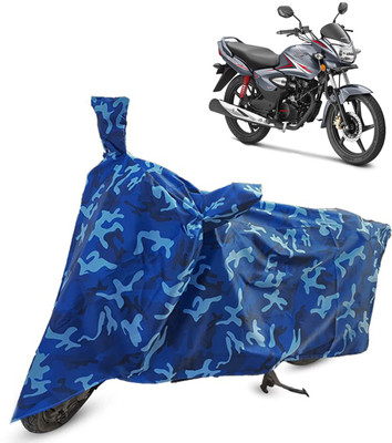 st enterprises Two Wheeler Cover for Honda(CB Shine, Blue)