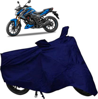 st enterprises Two Wheeler Cover for Honda(CB Hornet 160R, Blue)