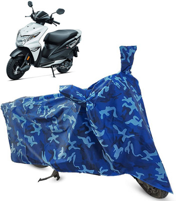 st enterprises Two Wheeler Cover for Honda(Dio, Blue)