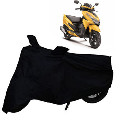st enterprises Two Wheeler Cover for Honda(Grazia, Black)