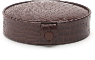 C Comfort Genuine Leather Multi-Purpose Container For Bangles,Rings etc, Wedding, Bangle Box Vanity Box(Brown)