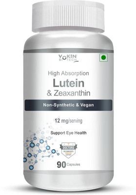 Vokin Biotech Lutein & Zeaxanthin Support Eyes Health | Vision Health(90 Capsules)