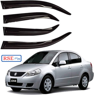 RSE For Front, Rear Wind Deflector(Tinted Maruti SX4)