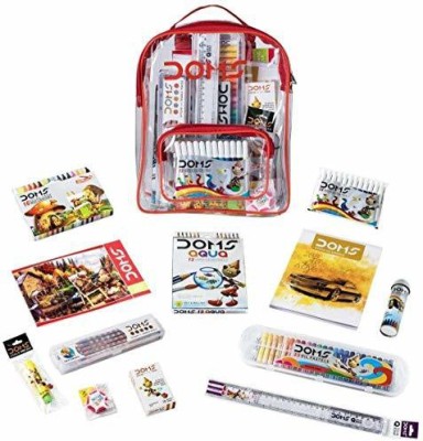 DOMS Smart Kit With Zipper Bag | Perfect Value Pack For School Essential, Gifting Set