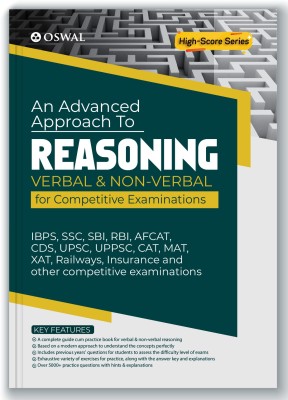 An Advanced Approach to Verbal & Non-Verbal Reasoning for Competitive Exams  - : IBPS, SSC, SBI, RBI, AFCAT, CDS, UPSC, UPPSC, CAT, MAT, XAT, Railway(Hindi, Paperback, Oswal Publishers)