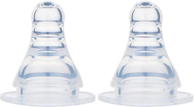 Pigeon PERISTALTIC NIPPLE L -2 PCS Fast Flow Nipple(Pack of 2 Nipples)