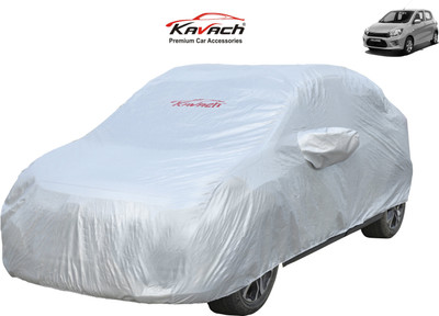 Kavach Car Cover For Maruti Suzuki Celerio Green VXI Optional (With Mirror Pockets)(Silver, For 2016 Models)