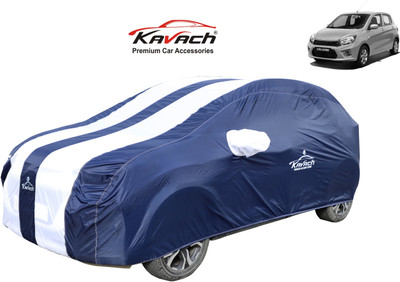 Kavach Car Cover For Maruti Suzuki Celerio LDI Optional (With Mirror Pockets)(Blue, White, For 2017 Models)